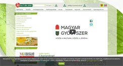 Desktop Screenshot of naturland.hu